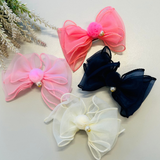 Organza Pom Pom Magic Clip