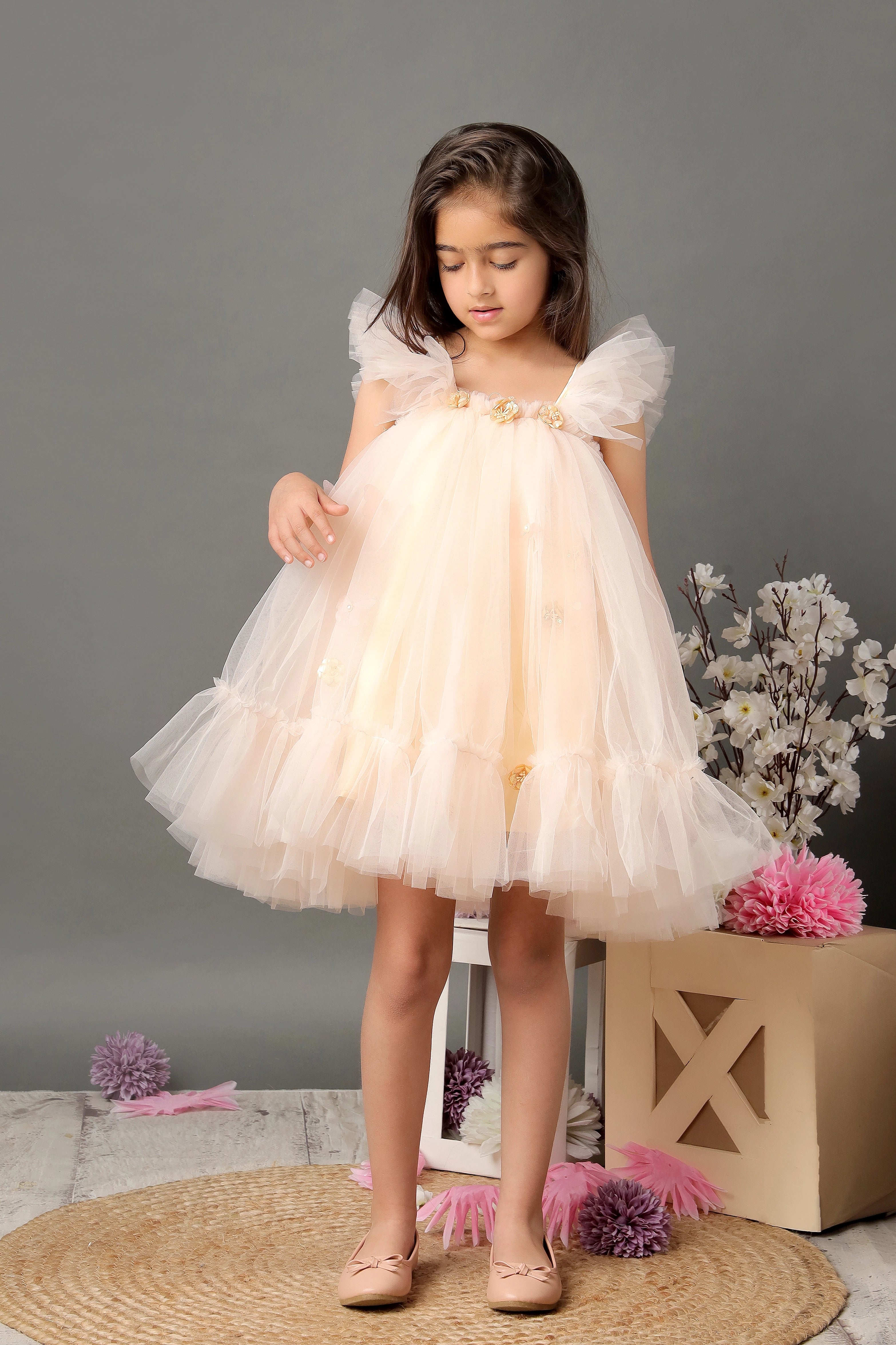 Girls Dress Elegant Princess Children Party Wedding Kids Dresses Girls  Birthday | eBay