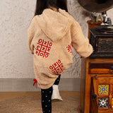 Tic & Tac Fur Hoodie Dress