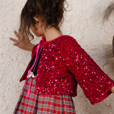 Fuchsia Dust Shimmer Shrug