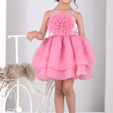 Rose Punch Ruffle Frock