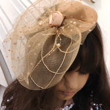 Luxe Golden Fascinator