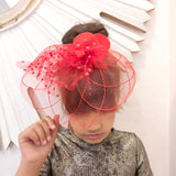 Luxe Red Fascinator