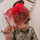 Luxe Red Fascinator