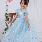 Icey Frozen Princess Ball Gown