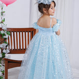 Icey Frozen Princess Ball Gown