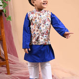 Little Melodies Kurta Set With Jacket