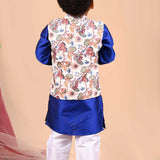 Little Melodies Kurta Set With Jacket