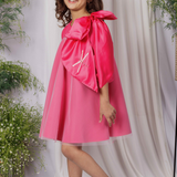 Luxe Rosy Wave Dress