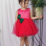 Pink Emerald Couture Dress