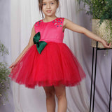 Pink Emerald Couture Dress