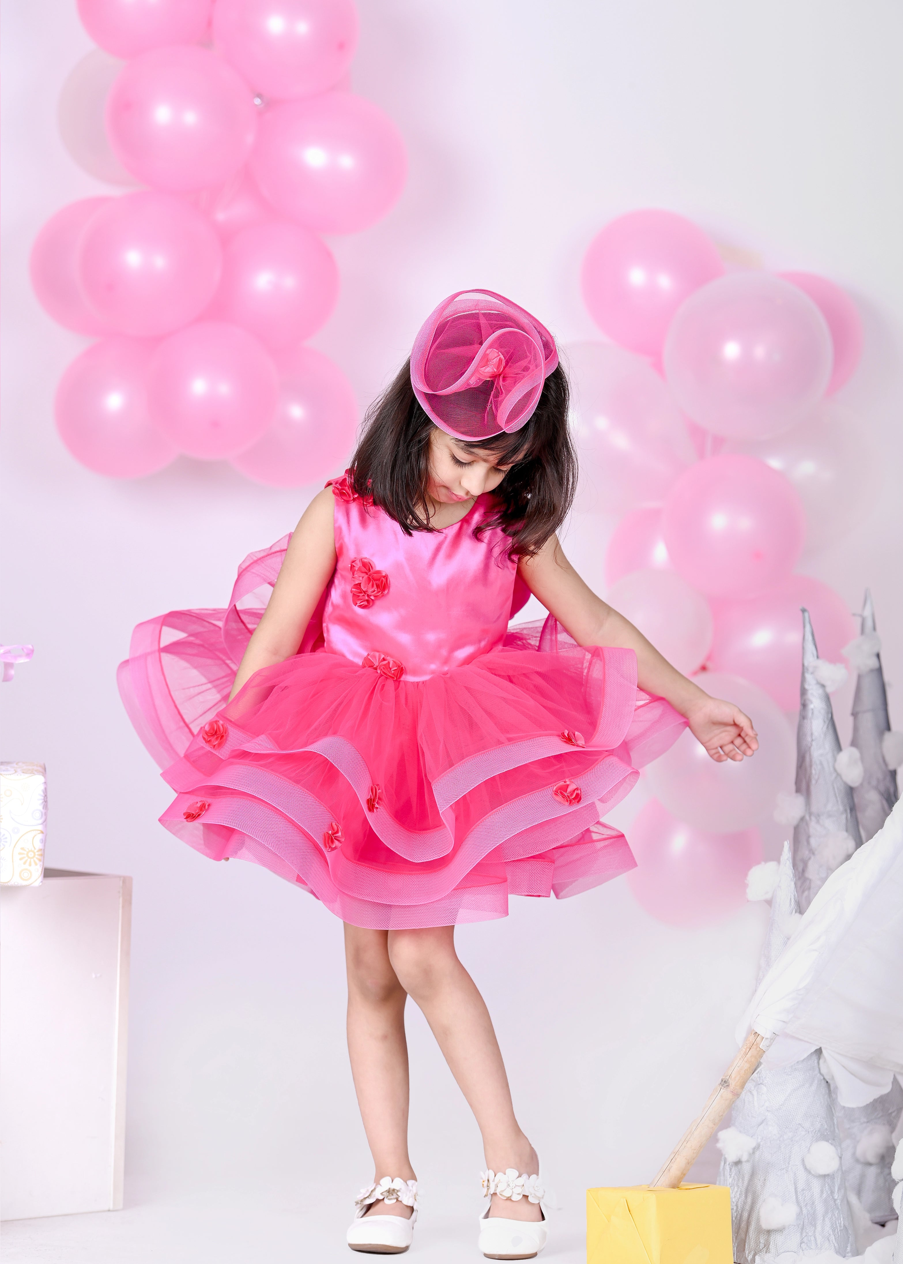 Ruffled Party Dress for Girls