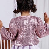 Rosette Glow Shimmer Shrug