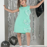 Signature Shimmer Bow Dress