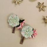 Floral Glitz clip