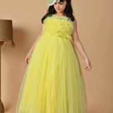 Yellow Lily Party Dress