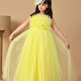Yellow Lily Party Dress