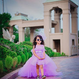 Lilac Colour Candy Floss Dress