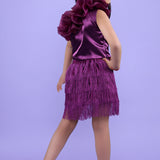 Fringe Skirt Set for Stylish Party look 