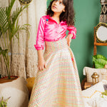 Boho Style Lehenga with Shirt