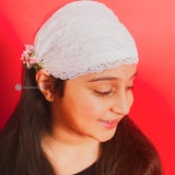 Ivory Lace Head Band