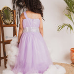 Ruffled Gown for Little Girls 