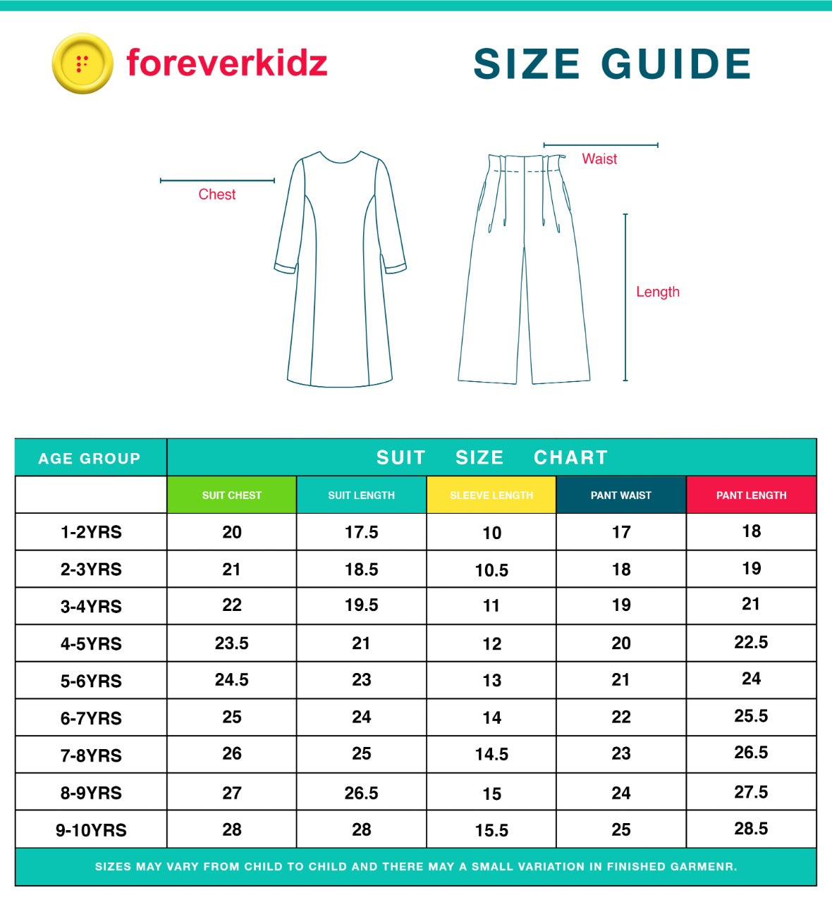 Size Guide