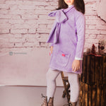 Suede Lavender Fabulously French Coat with Pockets