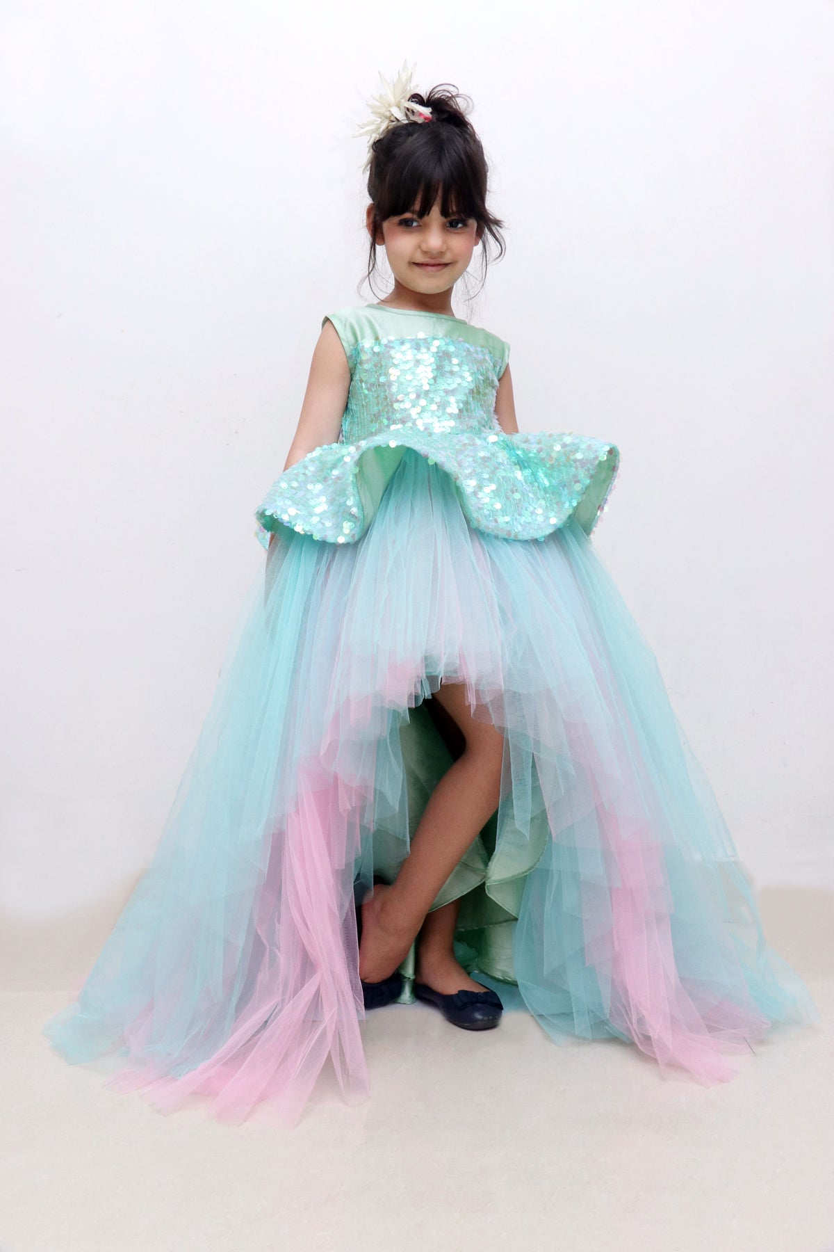 Buy ALL ABOUT PINKS® Scuba Party Wear Dresses for Girls Birthday Dress Baby Girl  Frocks Party Dress for Girls Dresses Girls Party Wear Frock Dress Frock for  Girls Blue Online at desertcartINDIA