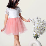 Peach Frock for Kids