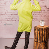 Rabbit Neon Hoodie Dress