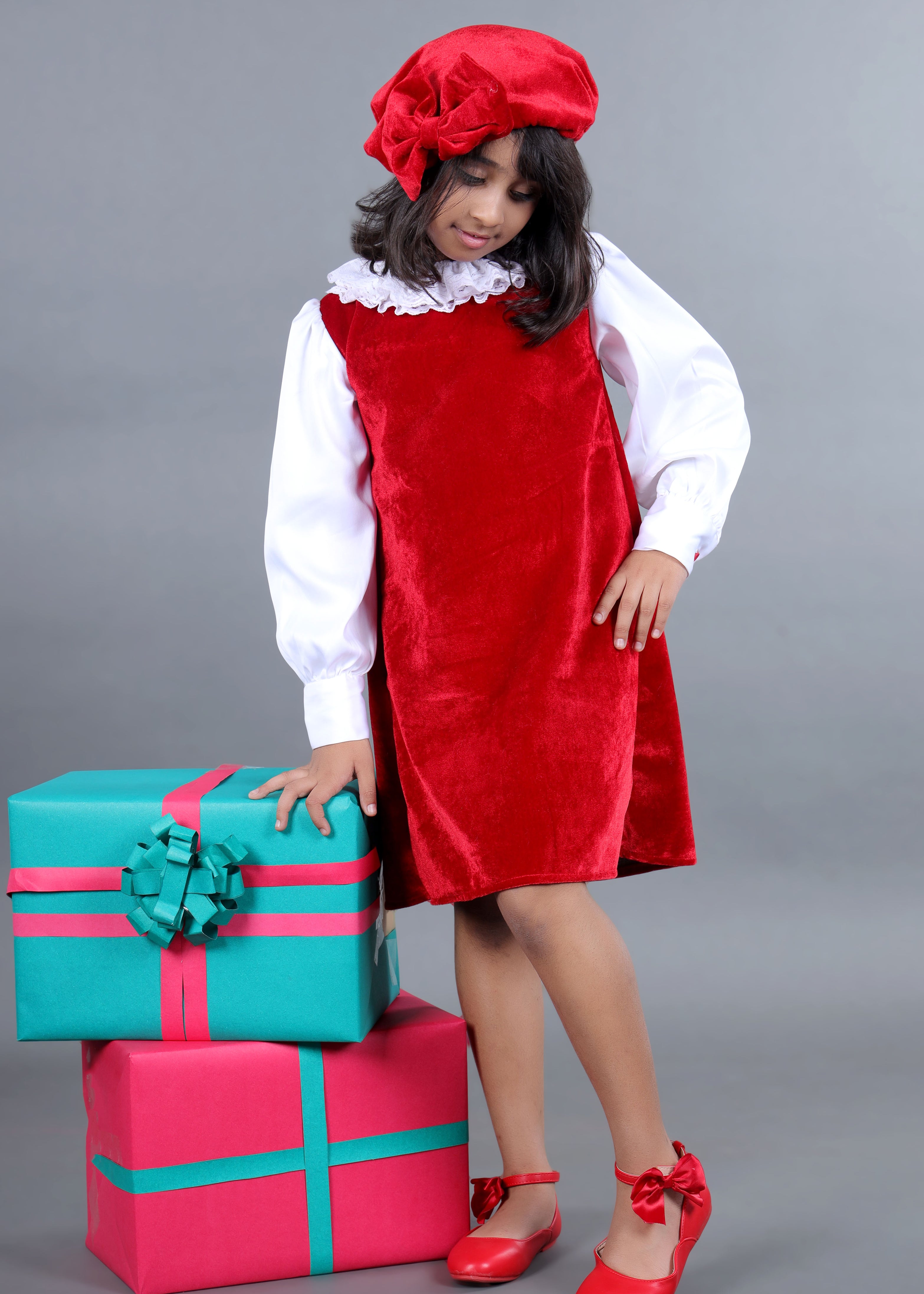 Christmas Themed Korean Tunic Dress