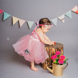 Rose Bubble Tutu Dress