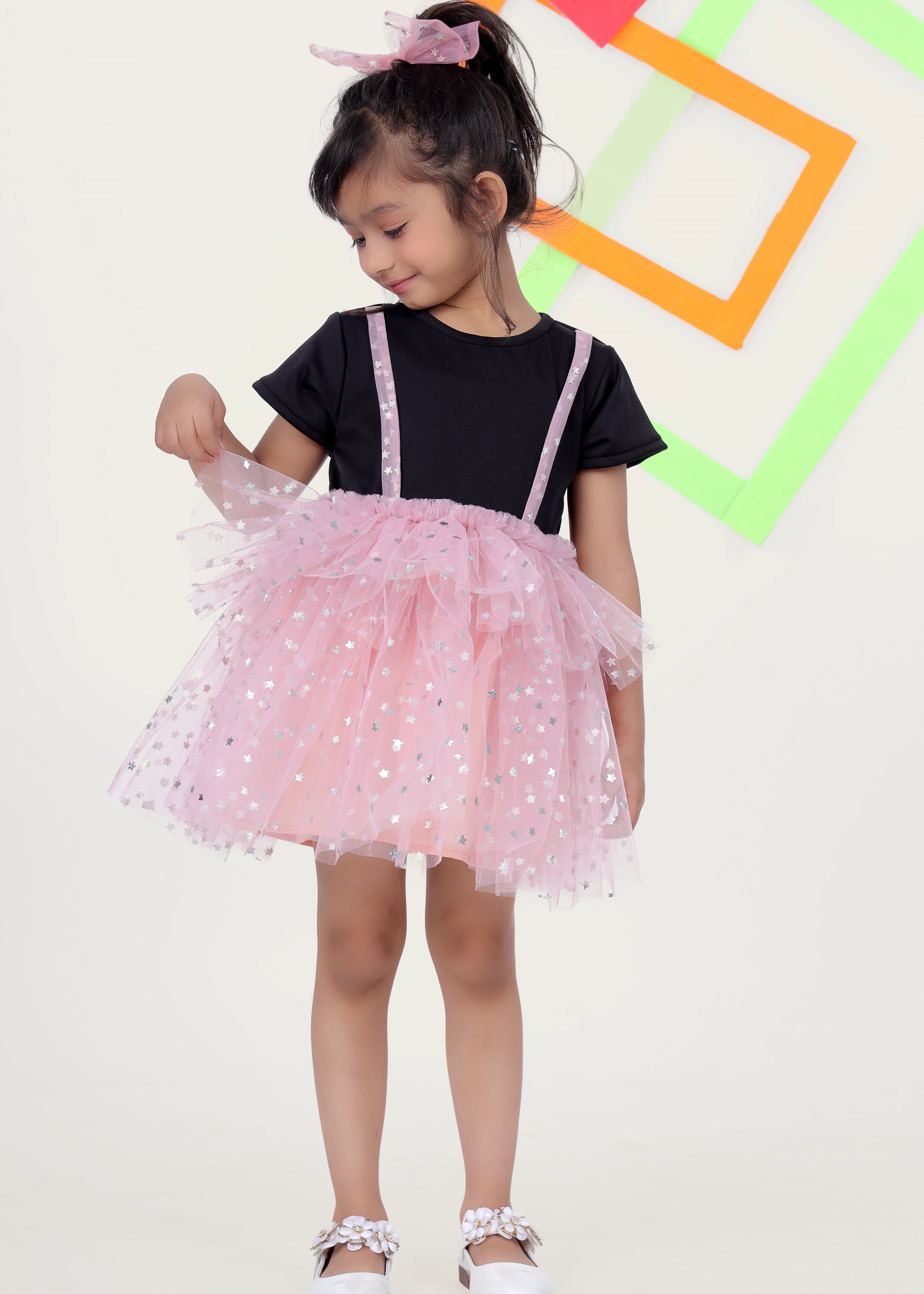 Sparkling Star Dress for Kids