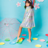 Raincoat Model Neon Party Dress