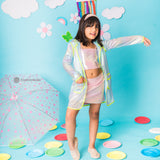 Neon Party Dress for Girls