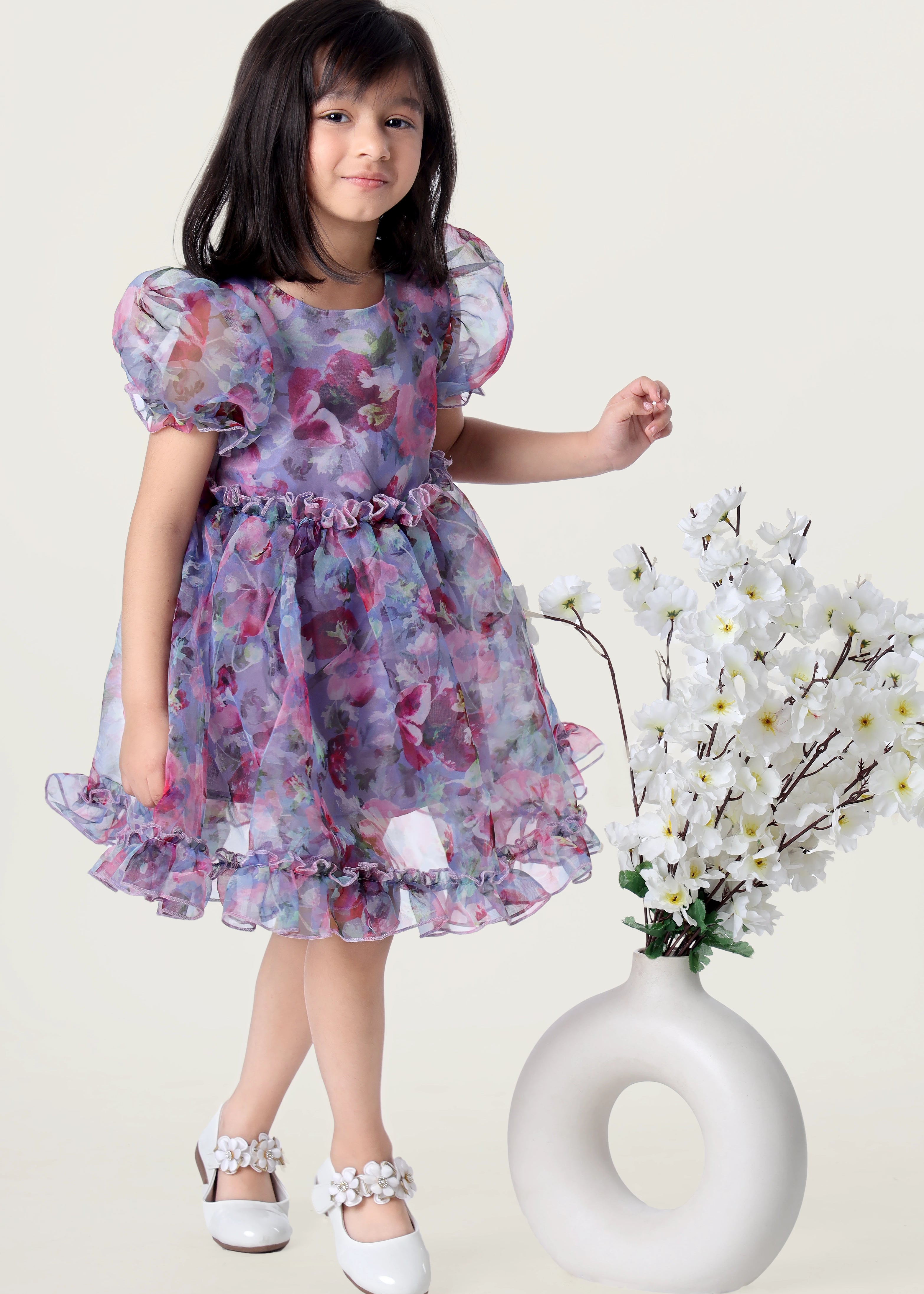 Floral Gown for Little Girls