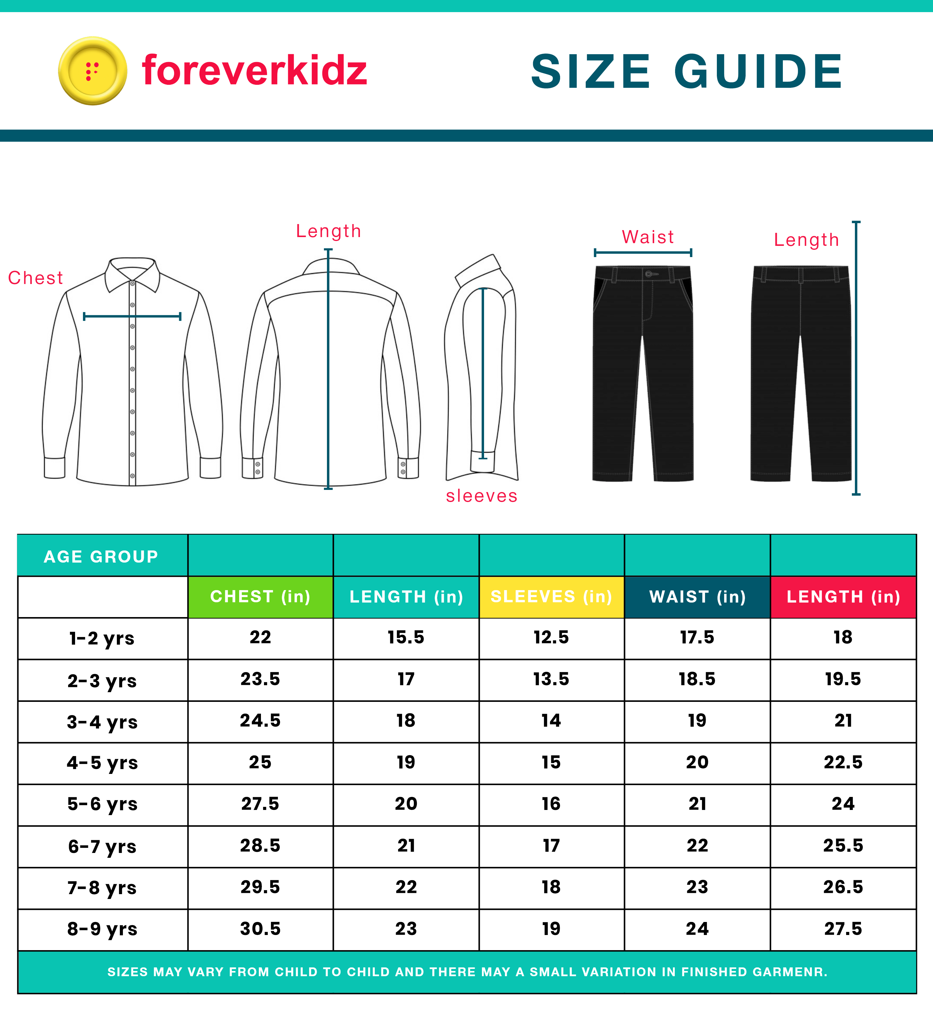 Size Guide