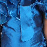 Blue Magic Ruffled Dress