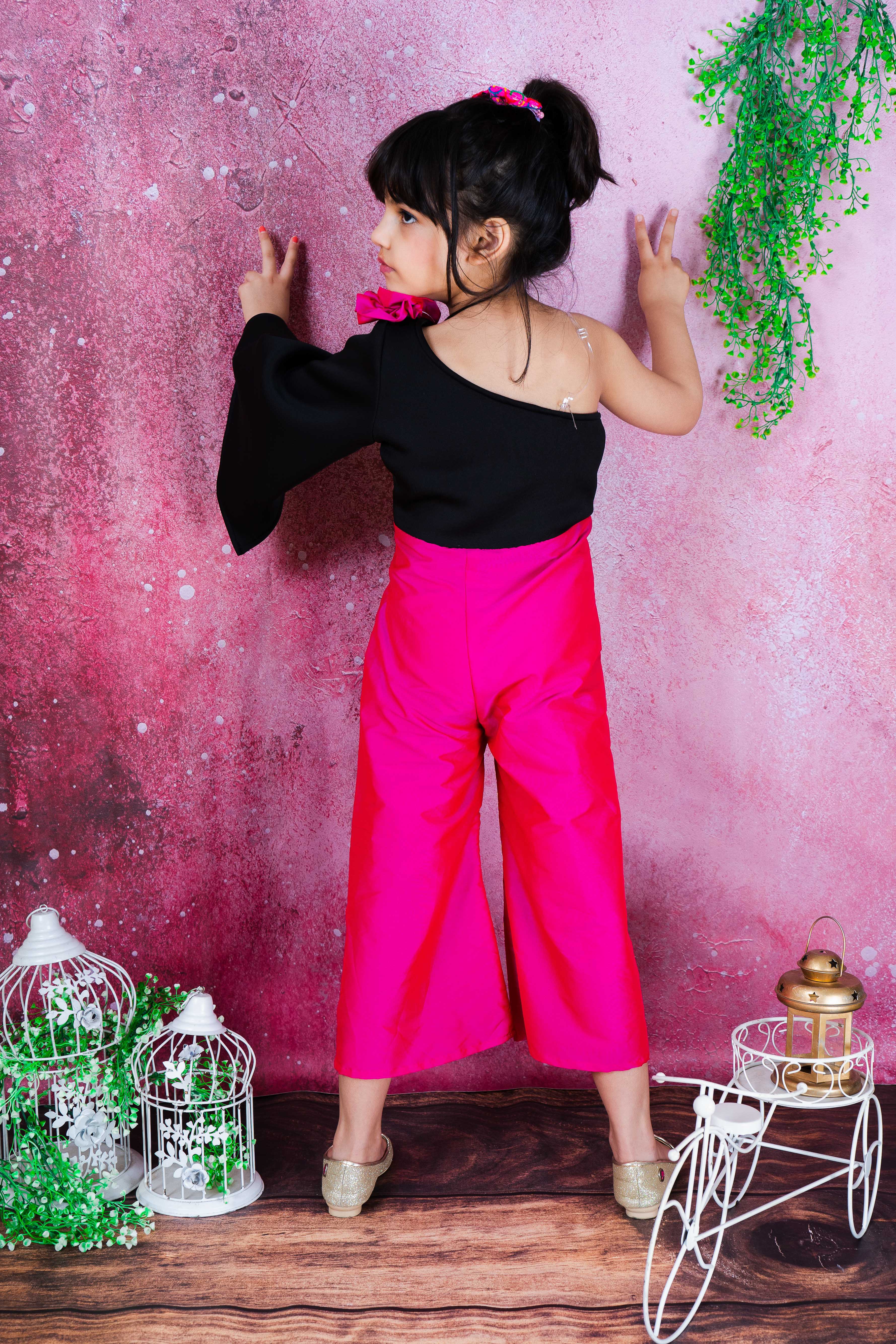 Festive Rose Pink Jumpsuit