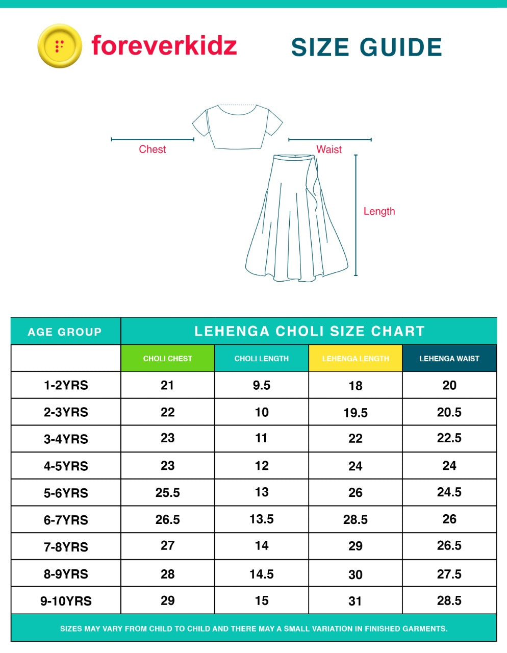 Size Guide