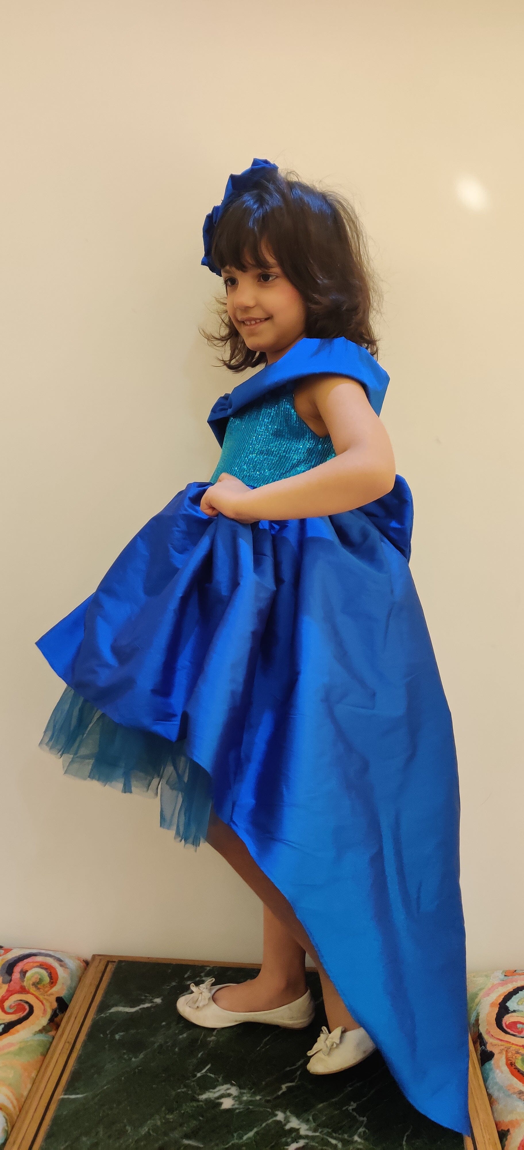 Sky and Star Hi Low Party Dress Gown Forever Kidz 